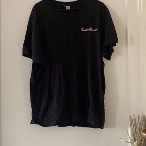 Gently worn black t-shirt